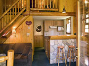 Log cabin room