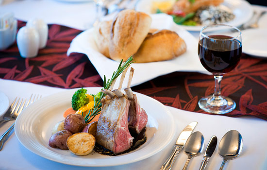 Gourmet meals on the train - Gourmet meals on the train
