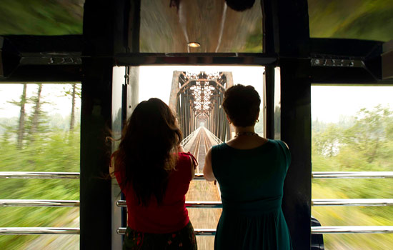 The rail ride was everything we expected