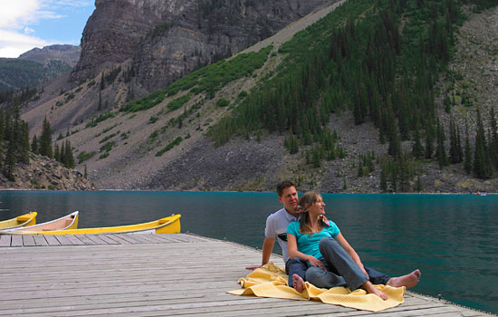 Spend some relaxing time at the beautiful Chateau on Lake Louise.