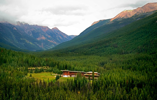  - Guests on our heli-lodge program have the thrill of this fly-in alpine abode.