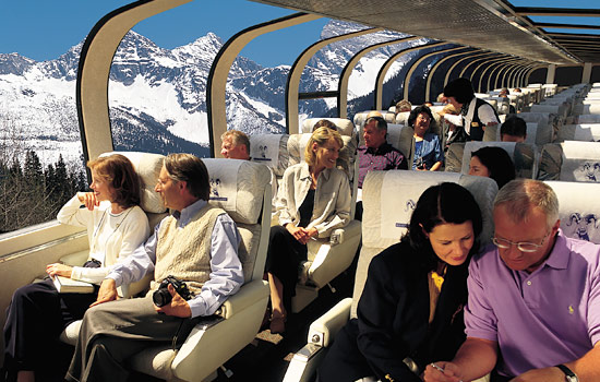 Canada rail - Canadian pacific railway - End your Canada rail journey onboard the Rocky Mountaineer