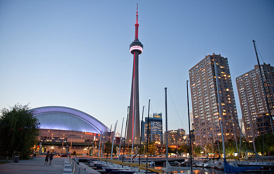 Spend your first day and night in metropolitan Toronto.
