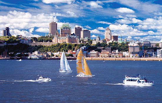 Canadian railway - Canadian train - Then the delights of charming Quebec City