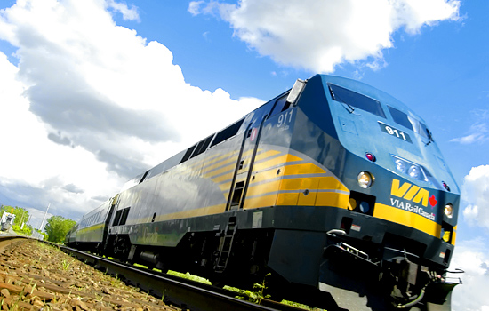 Canadian train - Canadian pacific railway - Spend one night onboard Via Rail
