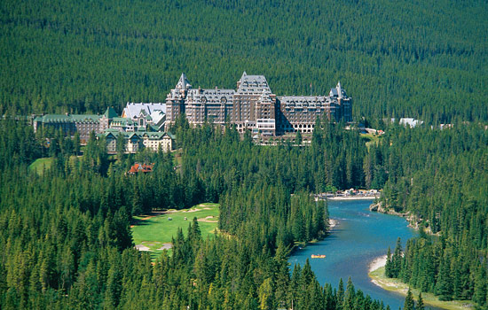 Rocky Mountaineer - Canada rail - Play golf at the world famous Banff Springs golf course or enjoy a spa treatment.