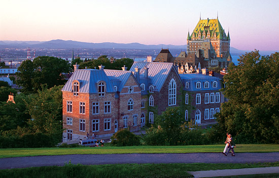 Canadian train - Canadian pacific railway - Relax in historic Quebec City enjoying the beautiful views.