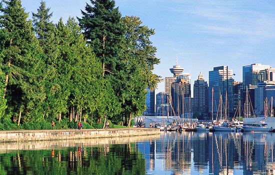 Begin your Canadian rail journey in beautiful Vancouver.