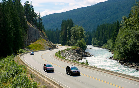  - Feel the freedom of Canada's empty mountain roads, en route to Whistler.