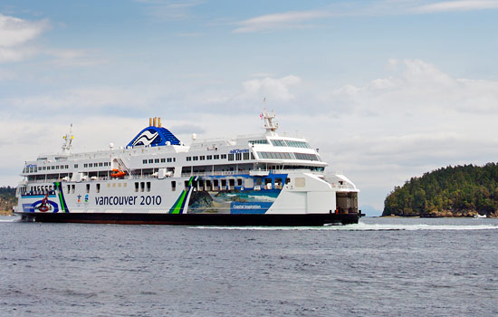  - Then enjoy a 2 hour ferry ride across the Salish Sea to Vancouver Island.