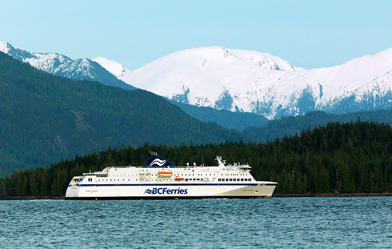 Canada tours - Canada travel guide - Then sail down the rugged coast through Inside Passage for a day.