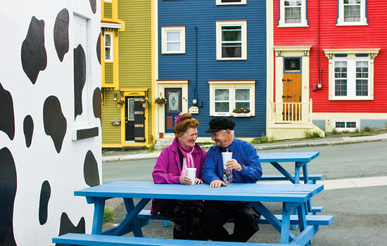  - Immediatley feel the warmth of the Newfoundland people, upon arriving in St. John's.